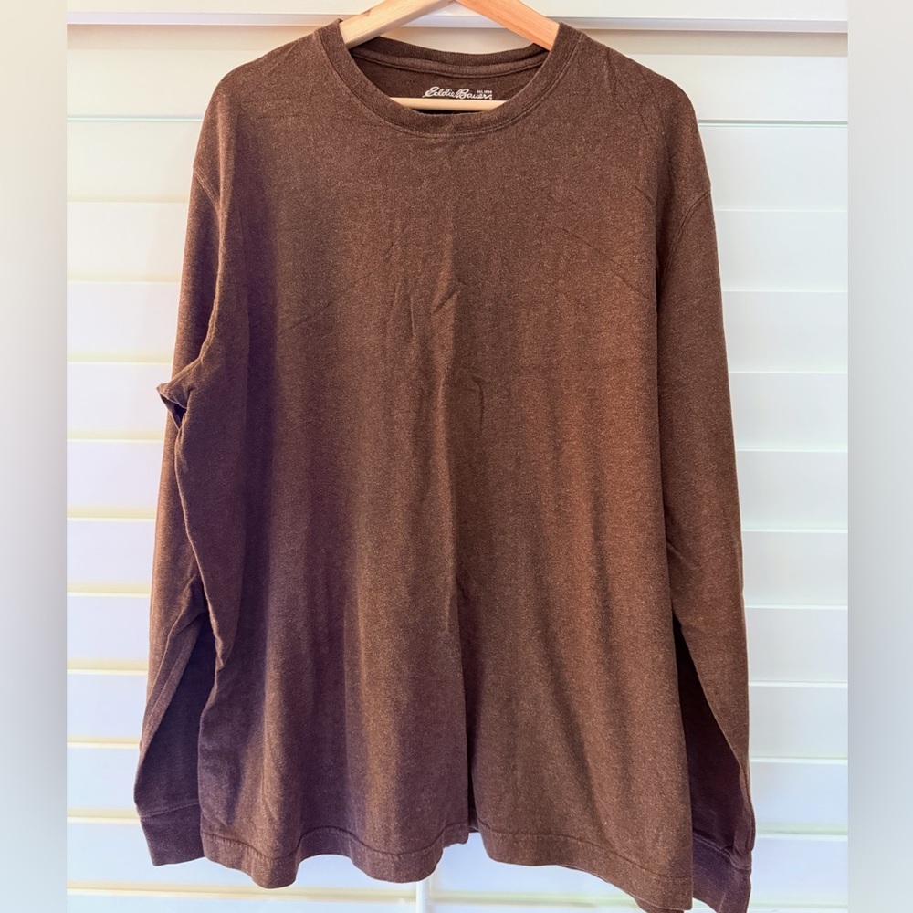 Eddie Bauer Dark Brown Essential Tee